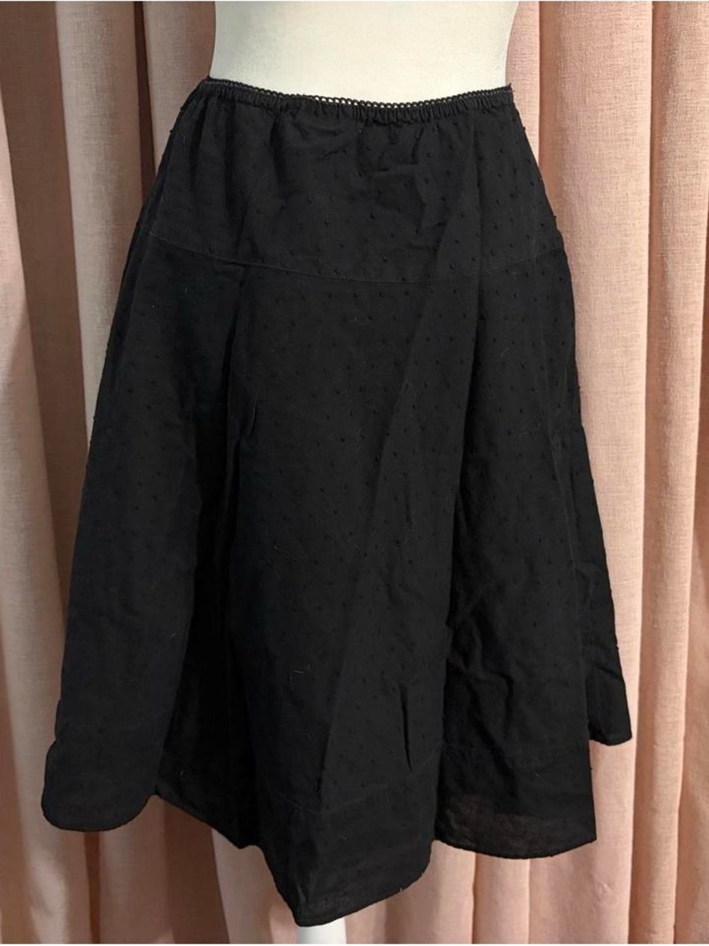 Joe Benbasset Black Y2k Midi Skirt